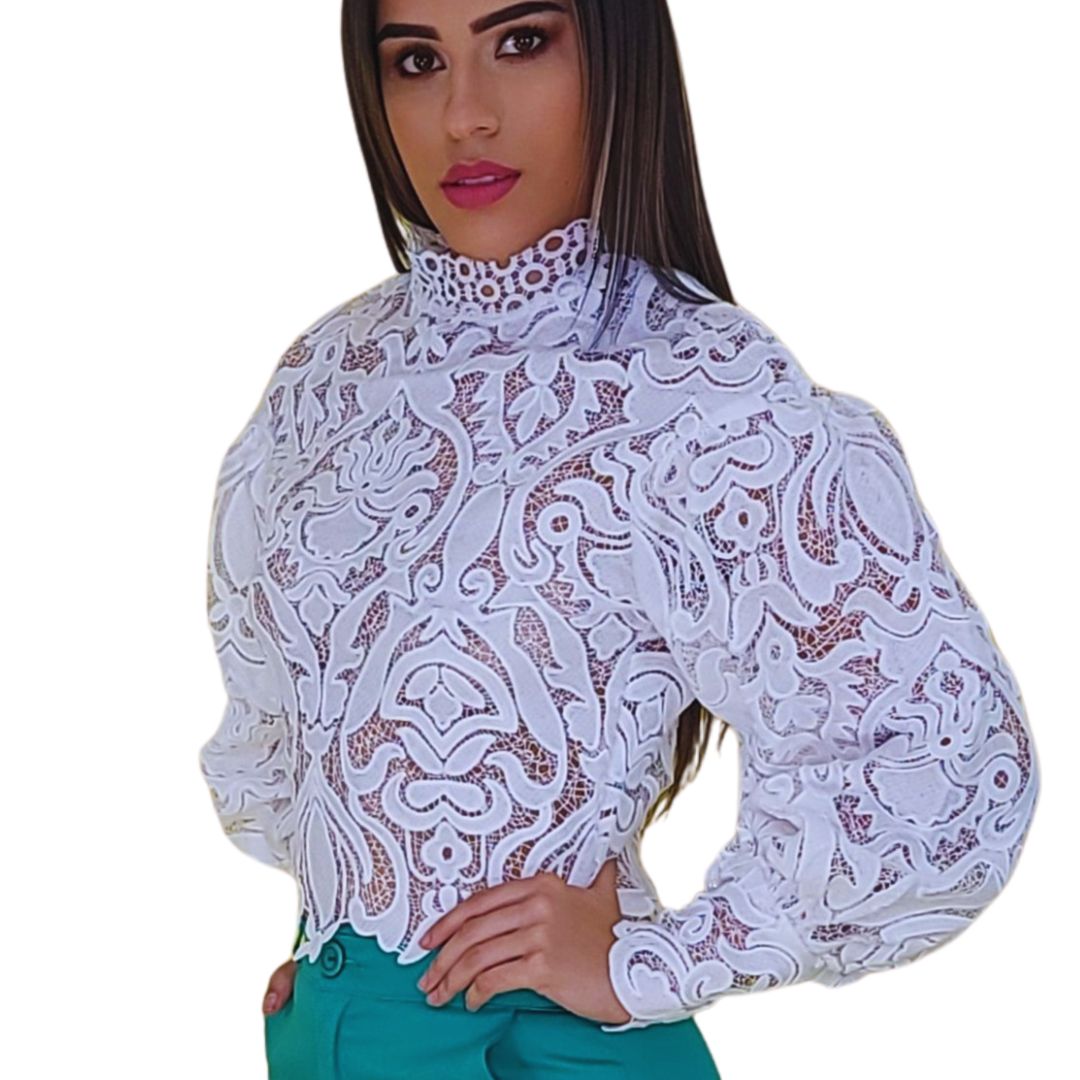 High-neck lace blouse
Embroidered puff sleeve blouse
Elegant high-neck blouse for women
Lace blouse in white and yellow
Formal embroidered lace blouse
Stylish puff sleeve blouse
Women's modern lace top
High-neck long sleeve blouse
Statement embroidered lace blouse
Chic lace tops for events
Blusa de encaje con cuello alto
Blusa bordada de mangas abullonadas
Blusa elegante de cuello alto para mujer
Blusa de encaje en blanco y amarillo
Blusa de encaje bordado para eventos formales
Blusa moderna con mangas larg