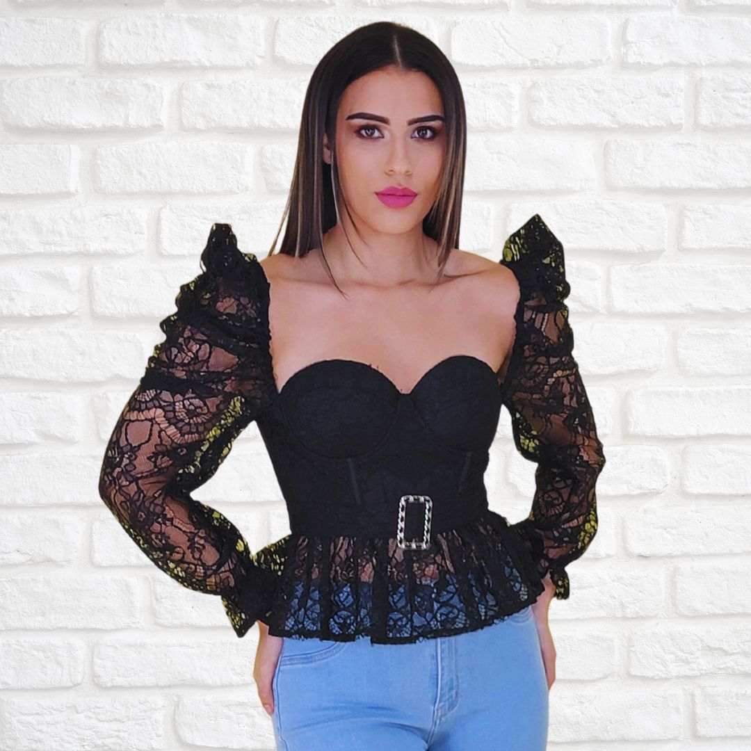 Praga Lace Corset Top