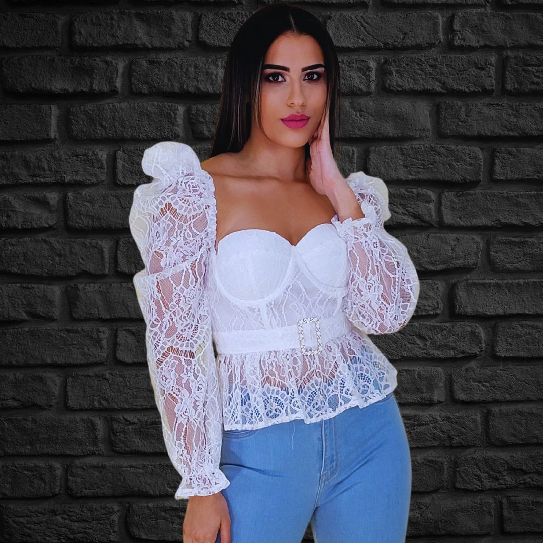 Praga Lace Corset Top