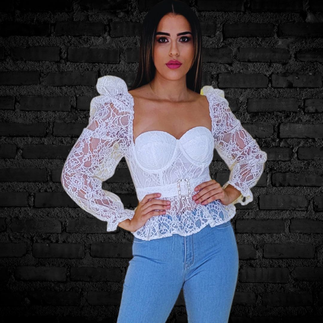 Praga Lace Corset Top