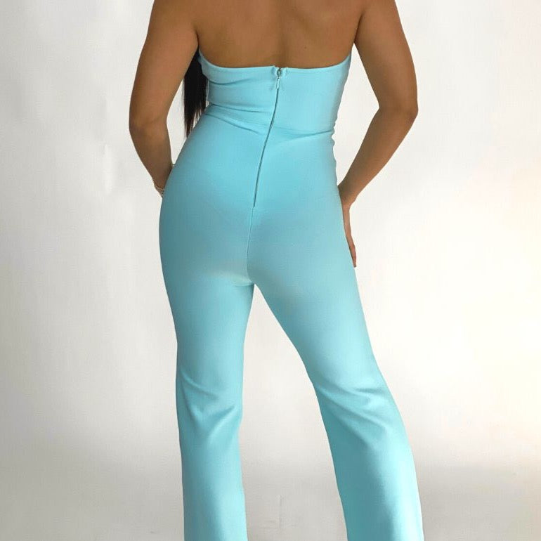 Selena Blue 1 Piece Jumpsuit