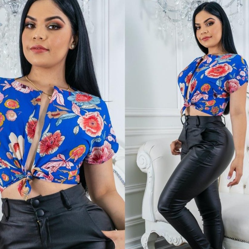 Liva Floral Crop Top